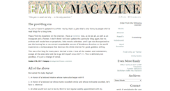 Desktop Screenshot of emilymagazine.com